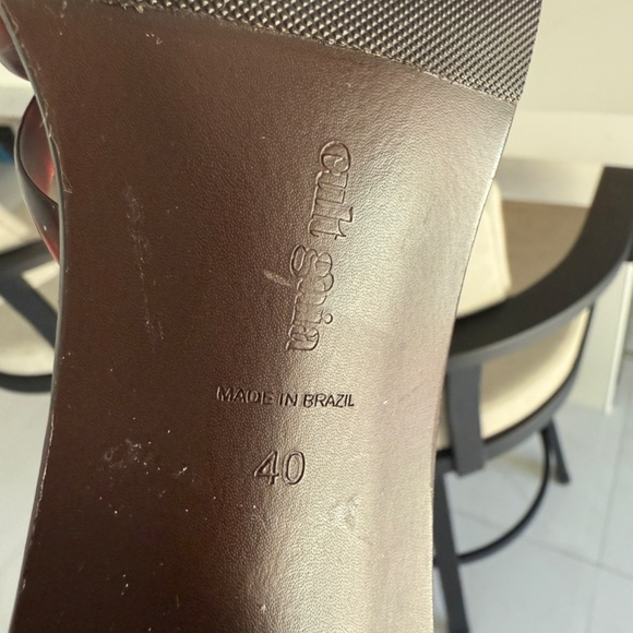 Cult Gaia Tyra Jenna Strappy Spherical Heel Tortoise Strap Sandal Spring Summer - Picture 6 of 7